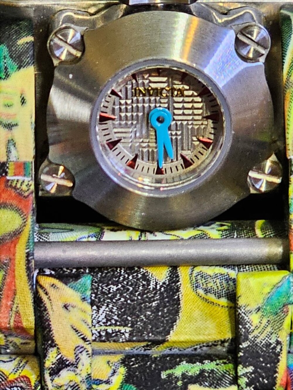 Invicta DC Comics Batman Swiss Ronda Z60 Caliber Men's Watch - 52mm, Steel, Aqua - Picture 6 of 14